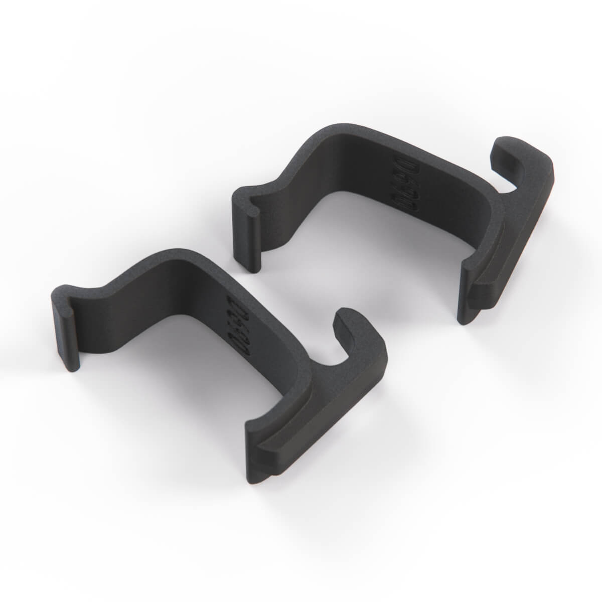 Fiat 126P Accessory Clothes Hanger Clip Set of 2 Black — view 3