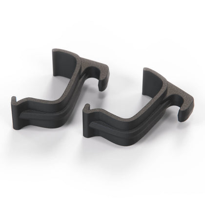Fiat 126P Accessory Clothes Hanger Clip Set of 2 Black