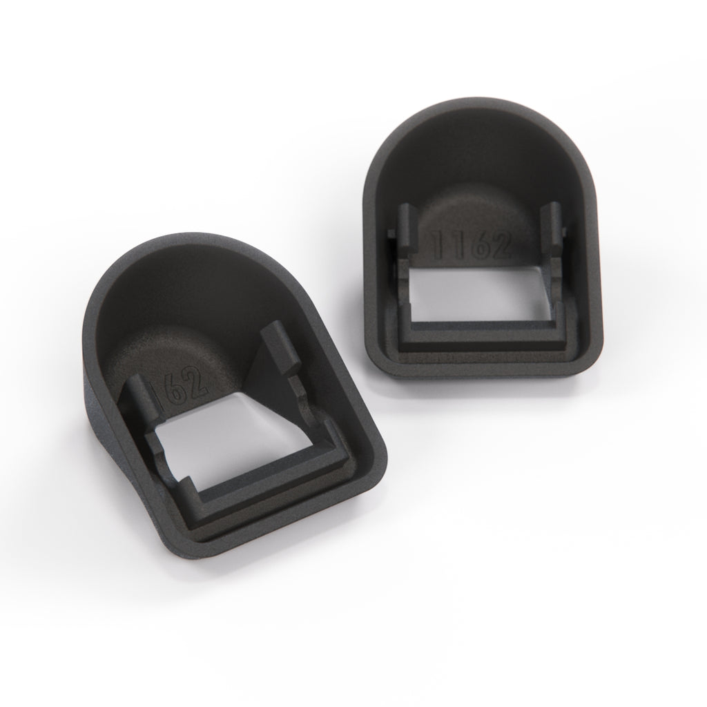 Fiat 127 131 Ducato Fiorino Door Handle Cover Set of 2 Black (4395540) — view 3