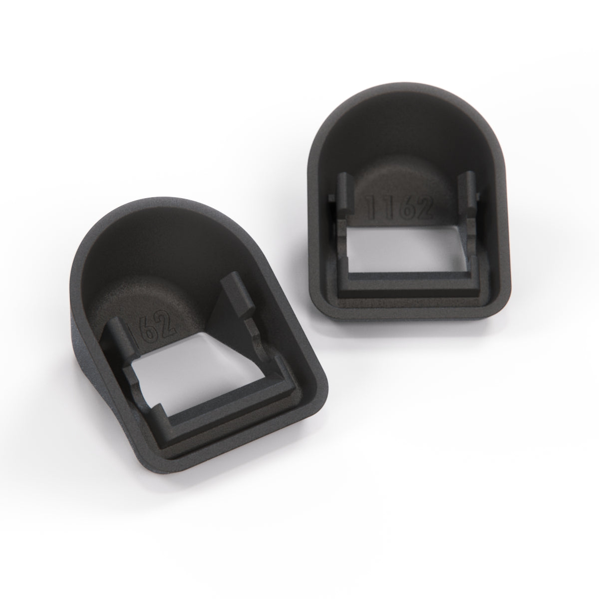 Fiat 127 131 Ducato Fiorino Door Handle Cover Set of 2 Black (4395540) — view 3