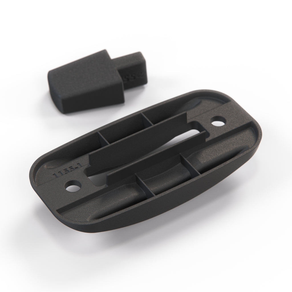Fiat 127 Seat Lever Handle Knob & Surround Trim Black — view 3