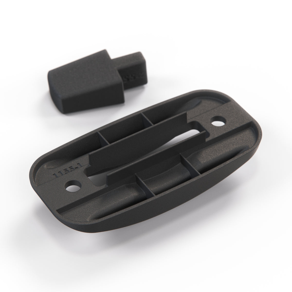 Fiat 127 Seat Lever Handle Knob & Surround Trim Black — view 3