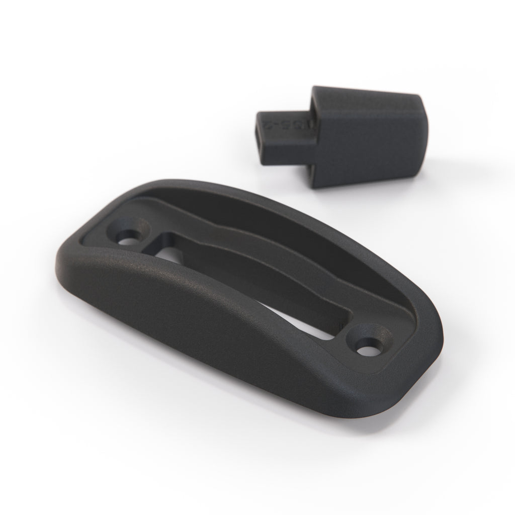 Fiat 127 Seat Lever Handle Knob & Surround Trim Black — view 4