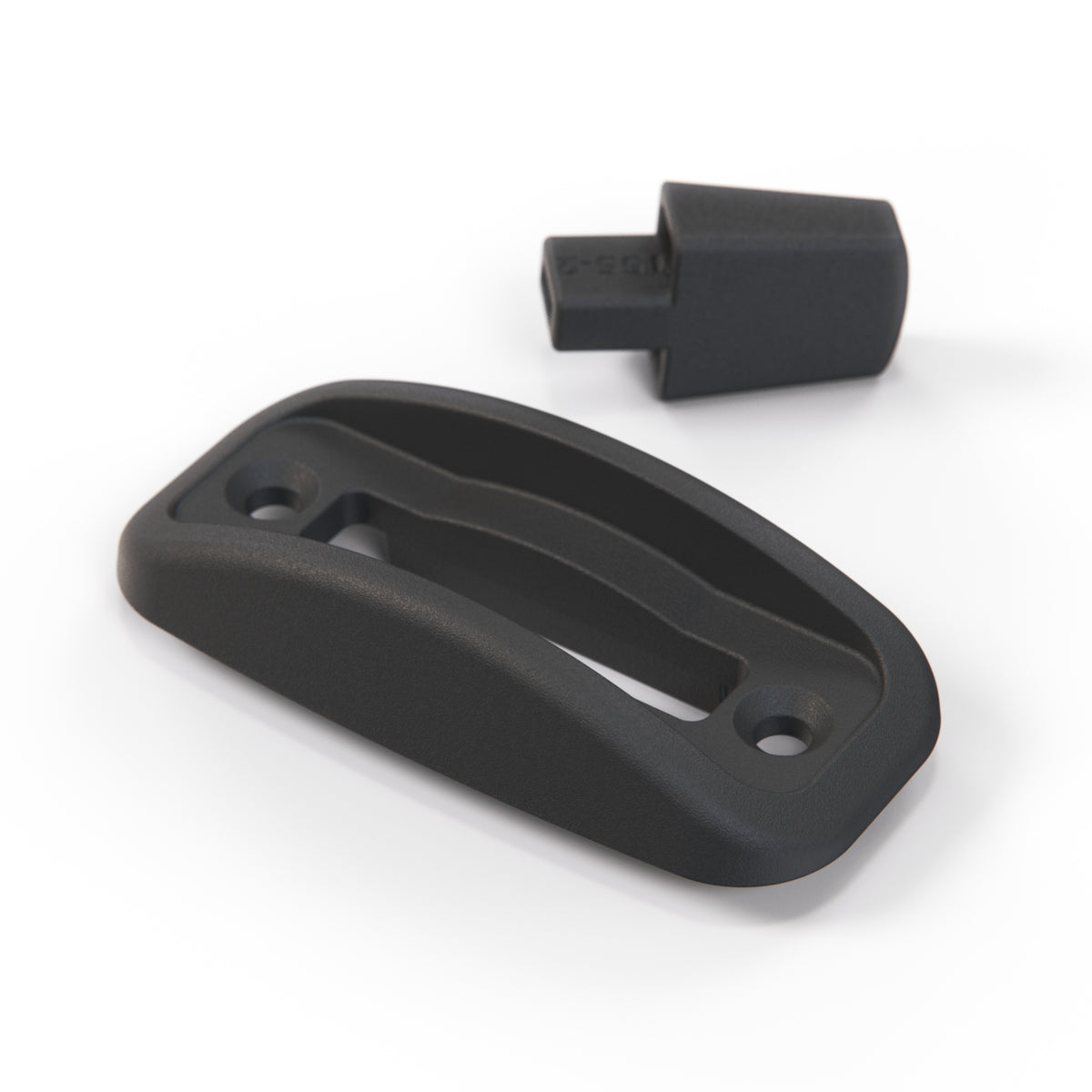 Fiat 127 Seat Lever Handle Knob & Surround Trim Black — view 4