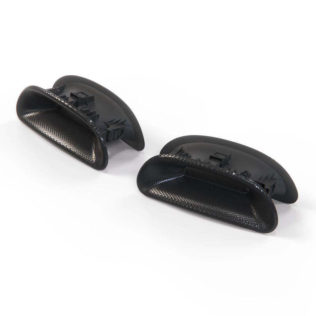 Fiat 500 595 695 Abarth Carbon Fibre Headrest Insert Set of 2 Seats (1726243 / 1726244)