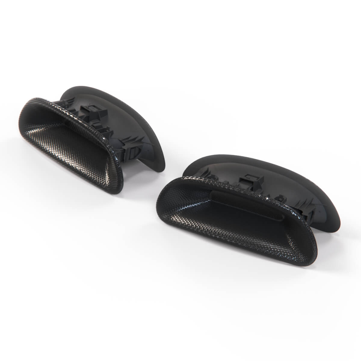 Fiat 500 595 695 Abarth Carbon Fibre Headrest Insert Set of 2 Seats (1726243 / 1726244)