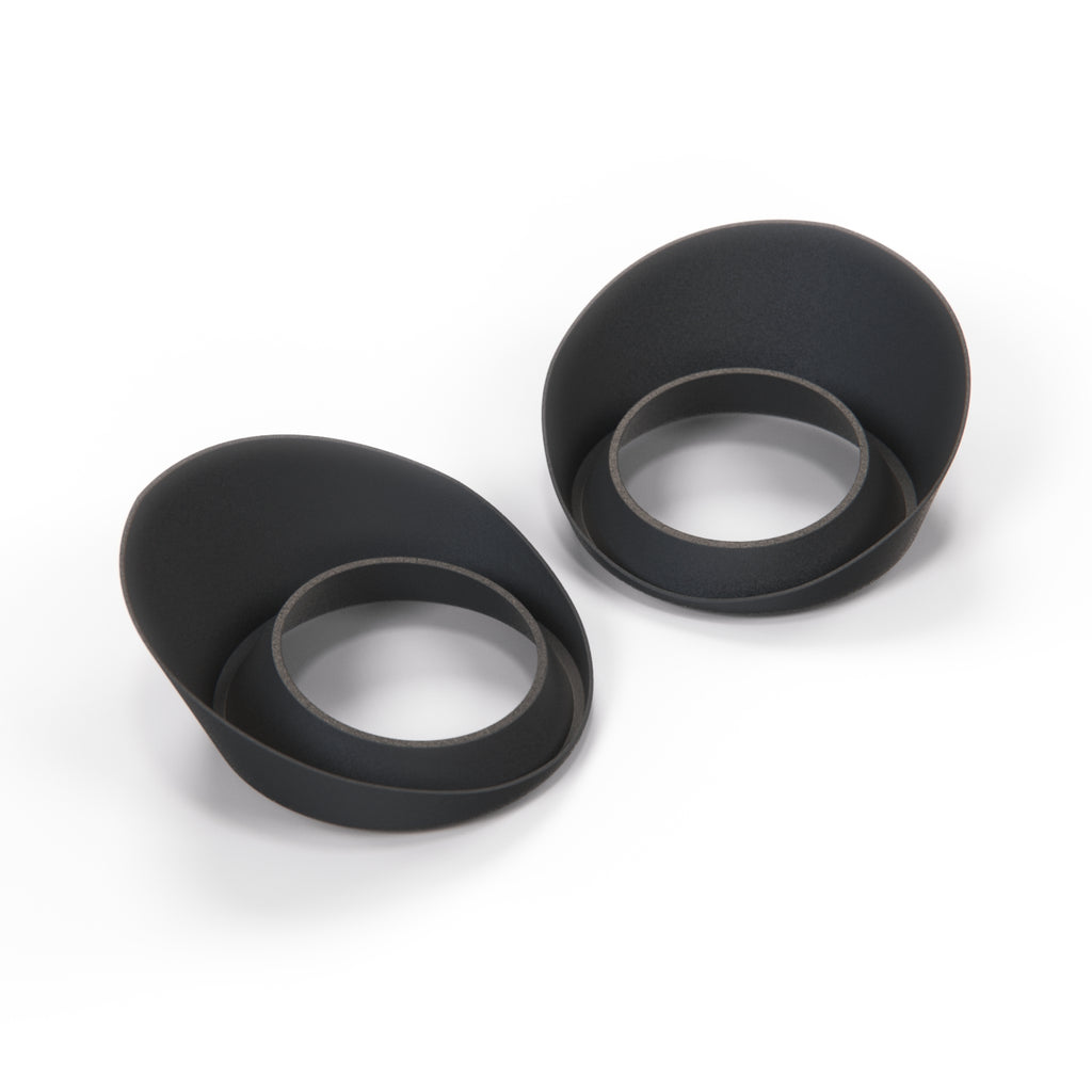 Fiat 500 Abarth Front Fog Trim Set of 2 Left and Right Black (735528190 & 735528191) — view 3