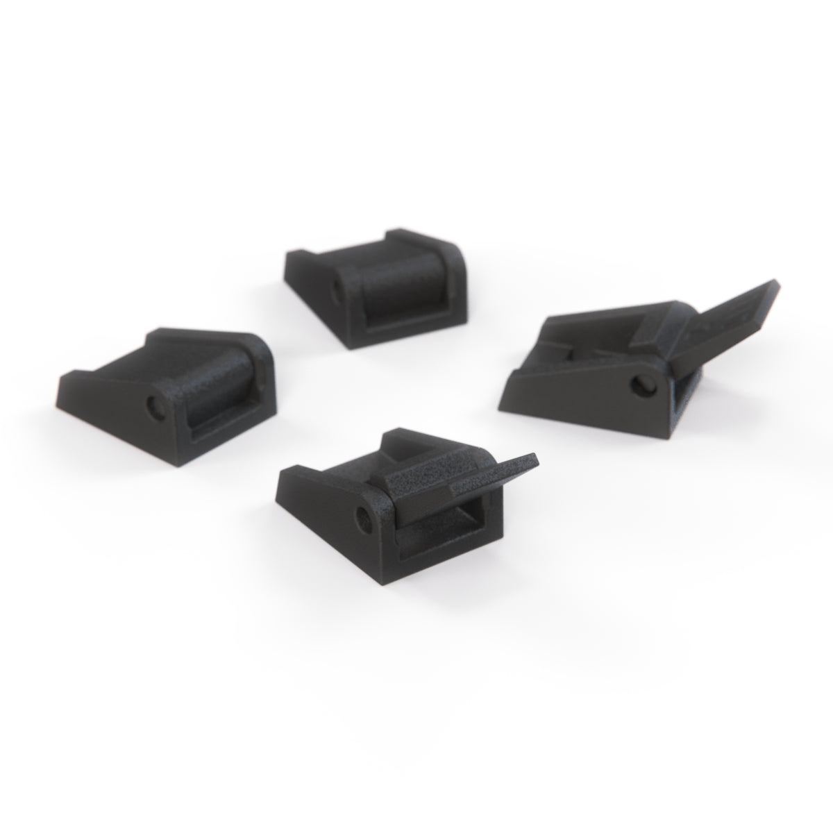 Fiat 500 Reinforced Clips for Convertible Top Straps Set of 4 Black — view 2