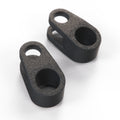 Fiat 500 Sunroof Bracket Component of Repair Kit Set of 2 Black