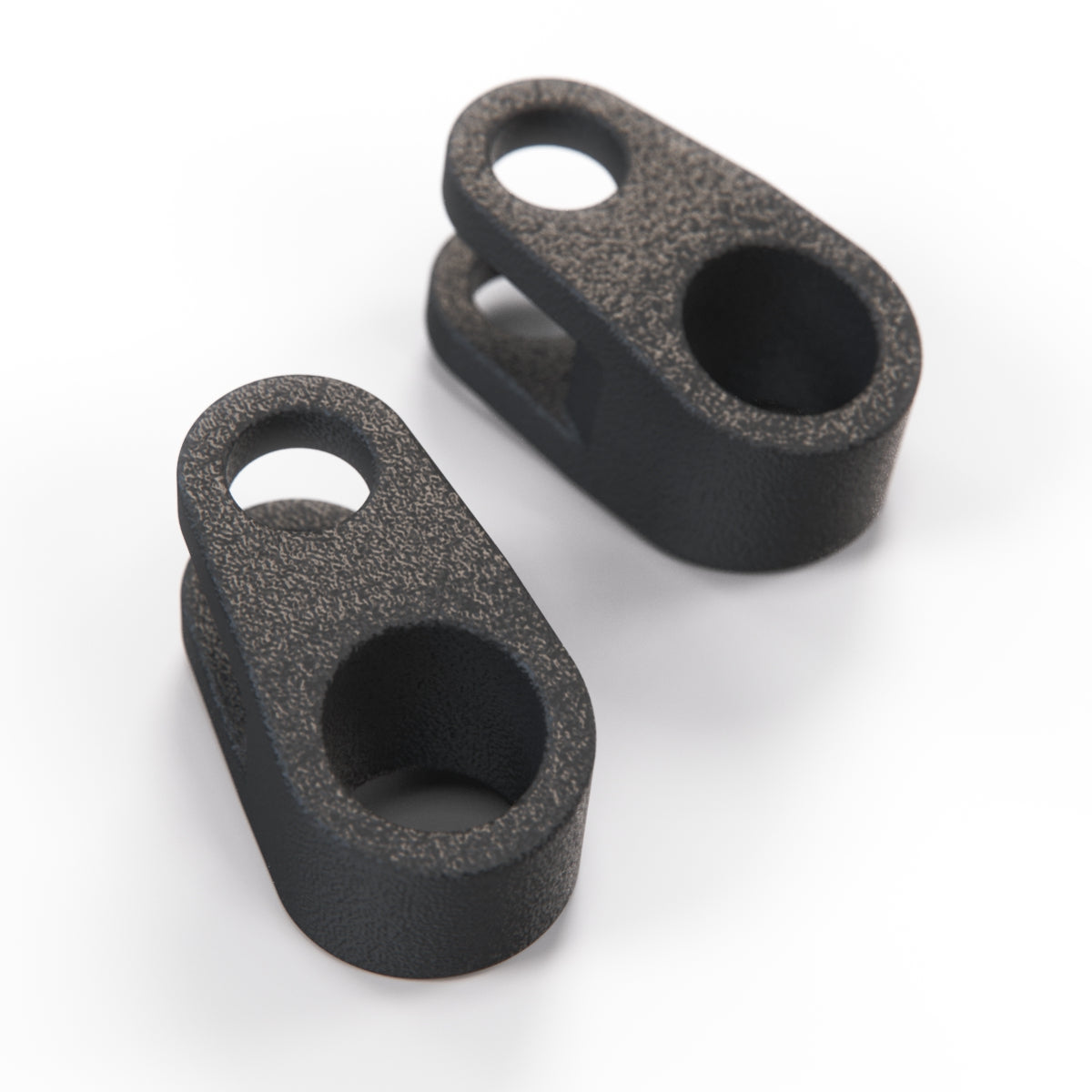 Fiat 500 Sunroof Bracket Component of Repair Kit Set of 2 Black