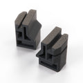 Fiat 500 Sunroof Bracket Component of Repair Kit Set of 2 Left and Right Black