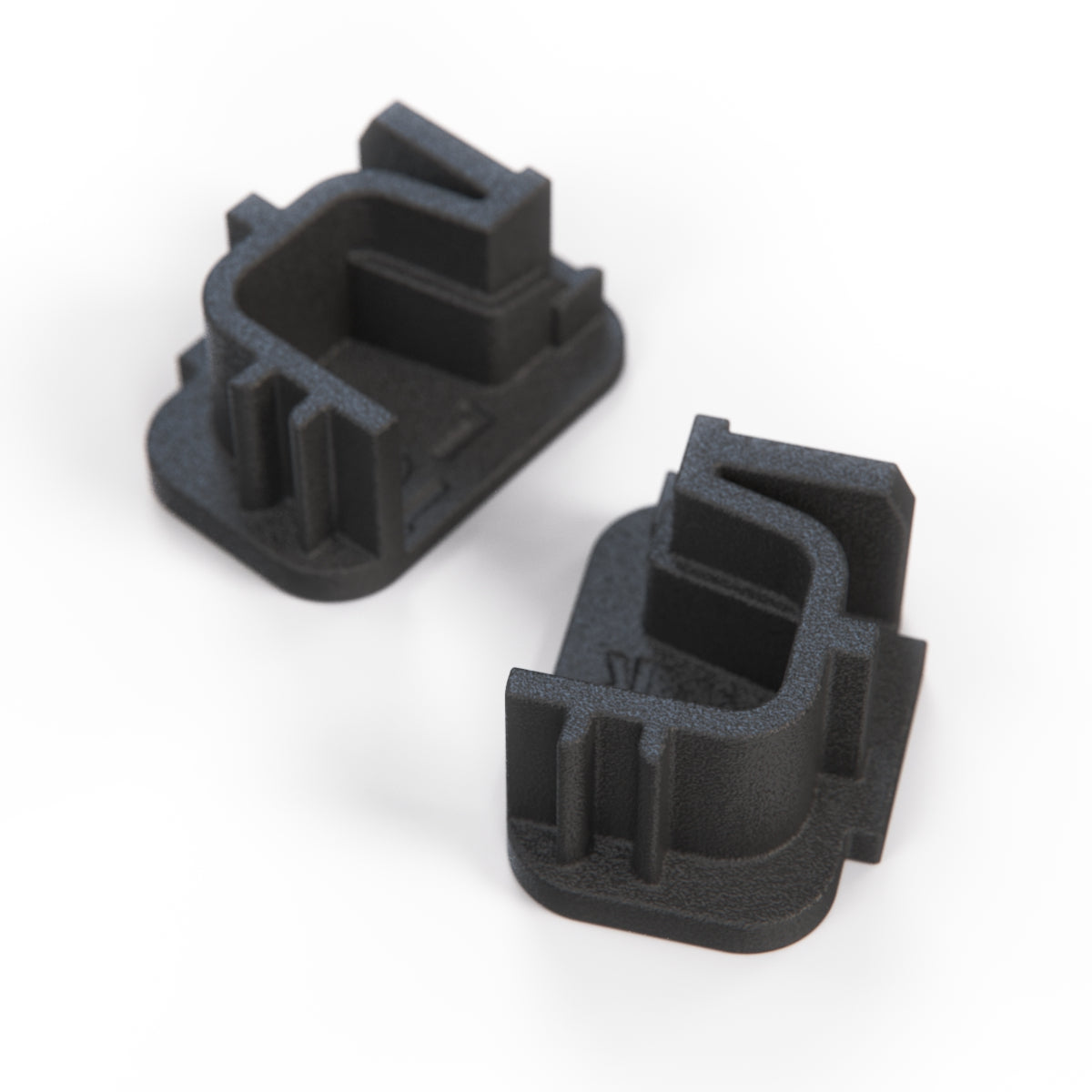 Fiat 500 Sunroof Bracket Component of Repair Kit Set of 2 Left and Right Black (131226500AS03 & 131226600AS03) — view 3