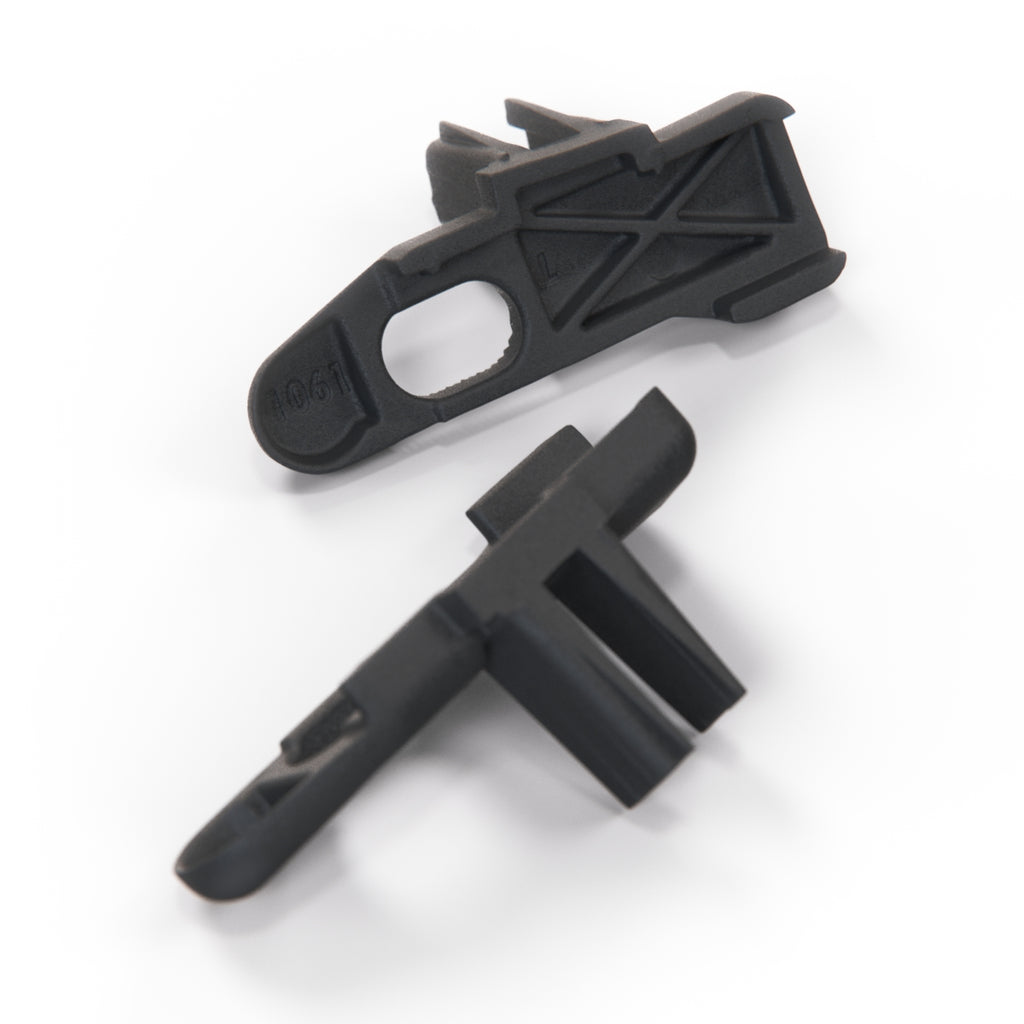 Fiat 500 Sunroof Bracket Component of Repair Kit Set of 2 Pieces Left and Right Black — view 3