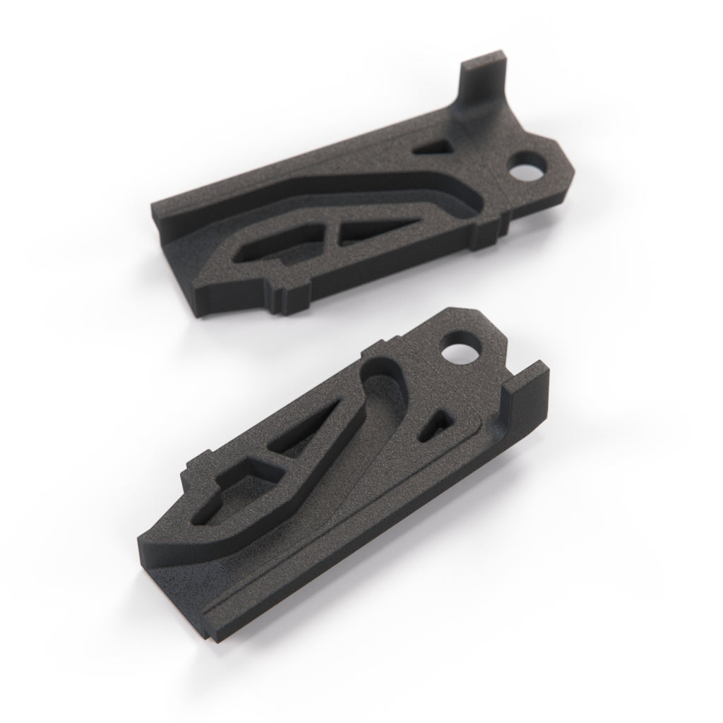 Fiat 500 Sunroof Bracket Repair Kit Set of 2 Black (131226902AS05 & 131227902AS05)