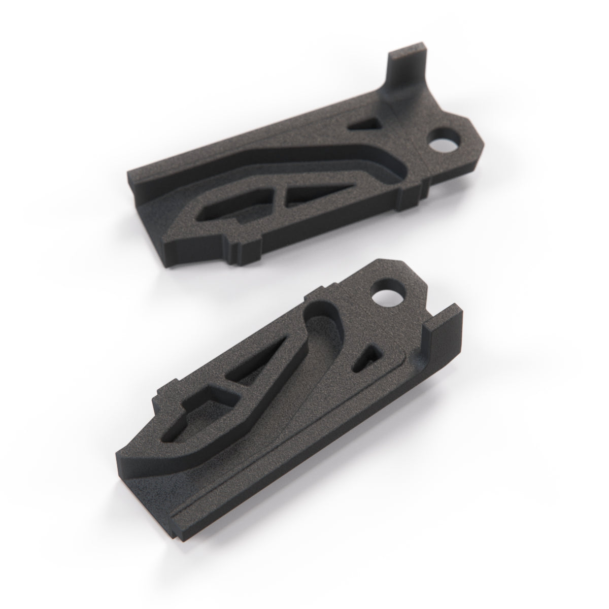 Fiat 500 Sunroof Bracket Repair Kit Set of 2 Black (131226902AS05 & 131227902AS05)