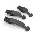 Fiat 500 Sunroof Bracket Repair Kit Set of 3 Left or Right Black (77365912)