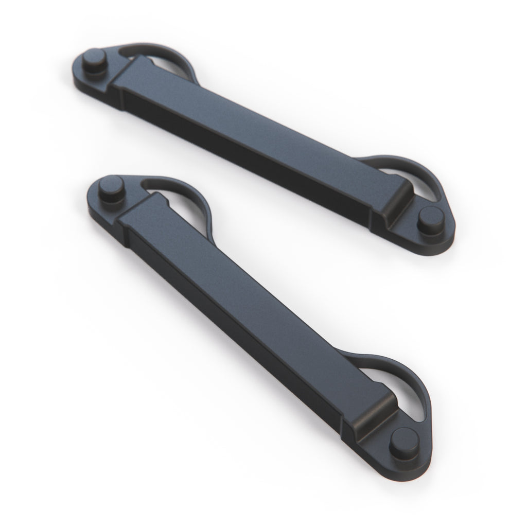 Fiat 500 Sunroof Hood Guide Repair Kit Set of 2 Black (131227100AS00)