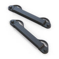 Fiat 500 Sunroof Hood Guide Repair Kit Set of 2 Black (131227100AS00)