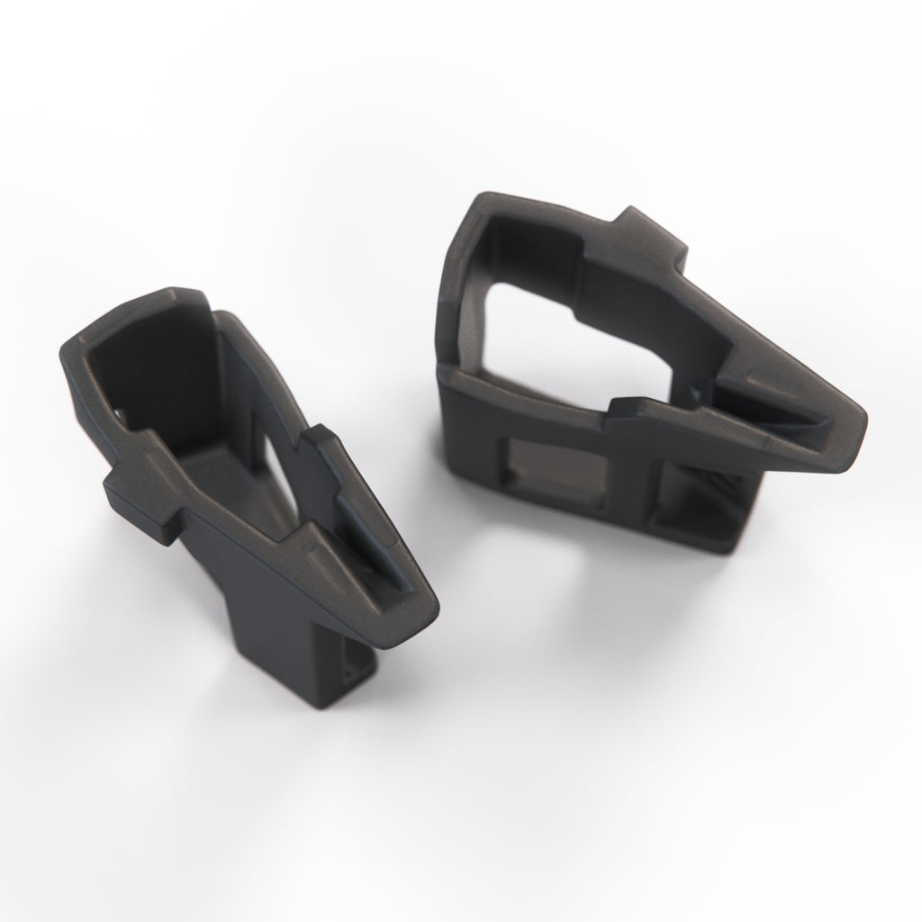 Fiat 500 Sunroof Rubber Bracket Repair Kit Set of 2 Black — view 2
