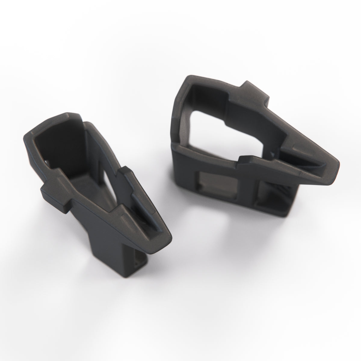 Fiat 500 Sunroof Rubber Bracket Repair Kit Set of 2 Black — view 2