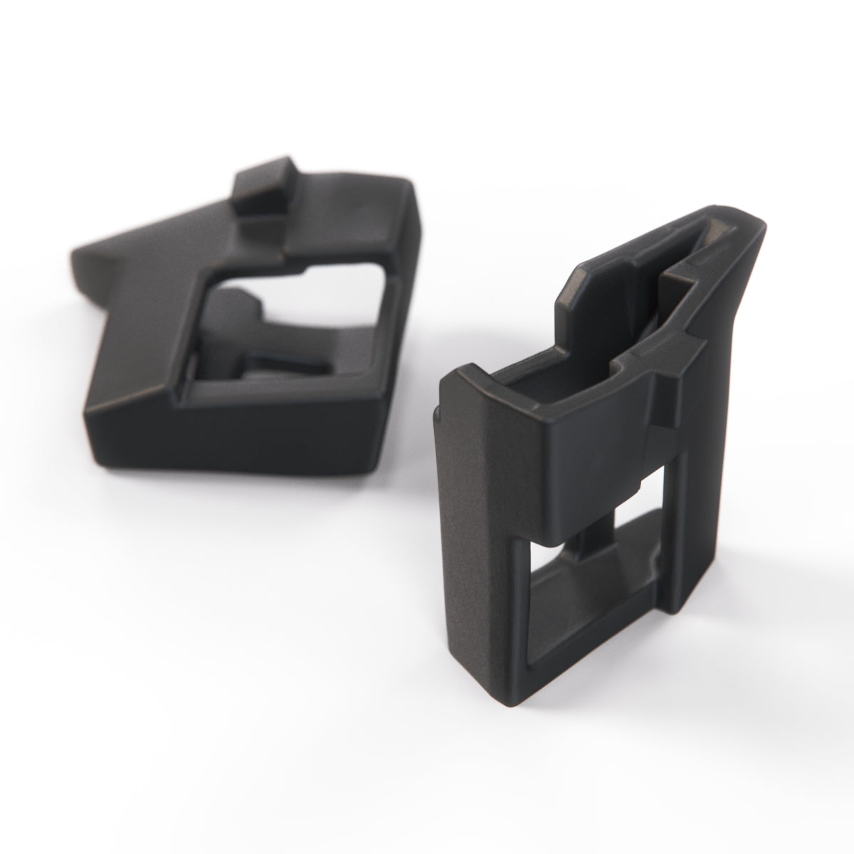 Fiat 500 Sunroof Rubber Bracket Repair Kit Set of 2 Black — view 3