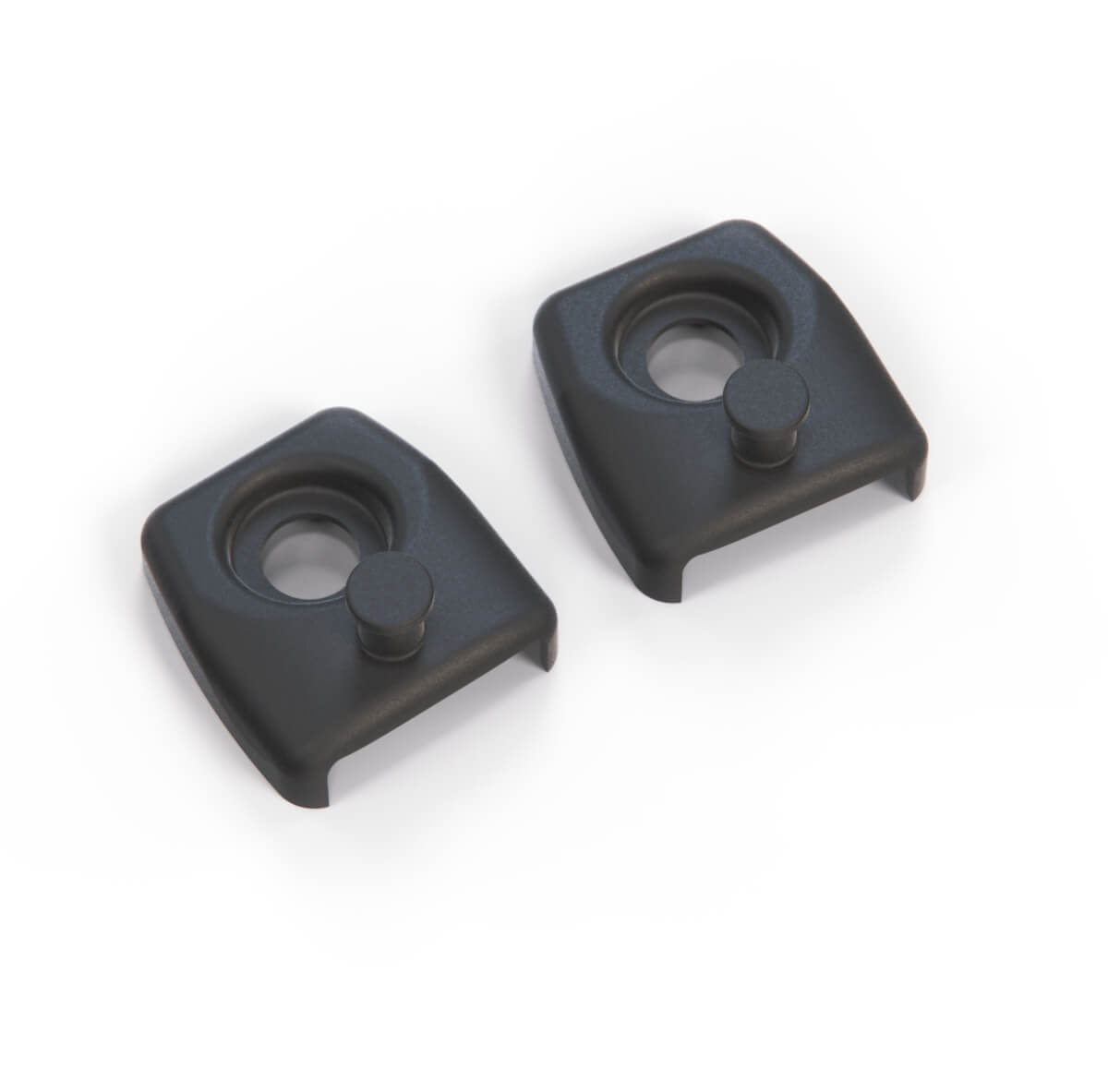 Fiat 600 Seat 124 127 600 Seat Belt Bolt Cap Cover and Hook Holder Set of 2 Black