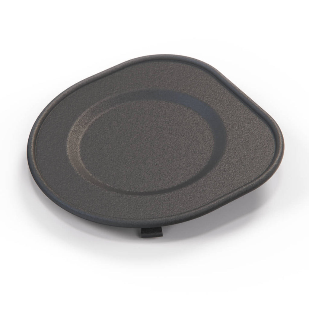 Fiat 850 Spider Coupe Fuel Tank Sender Cover Plate Black 4227550 — view 3