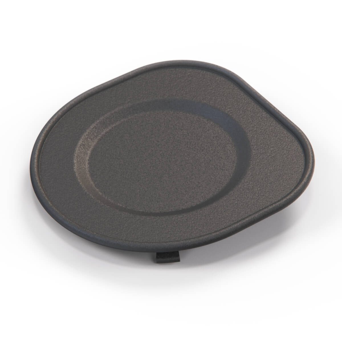 Fiat 850 Spider Coupe Fuel Tank Sender Cover Plate Black 4227550 — view 3