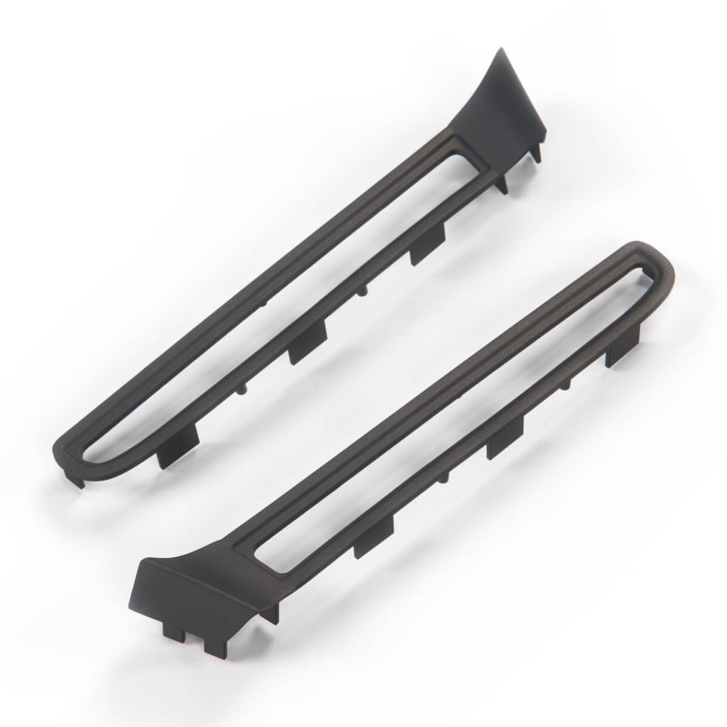 Fiat Seicento 600 Sporting Abarth Schumacher Front Light Lower Grille Set of 2 Black