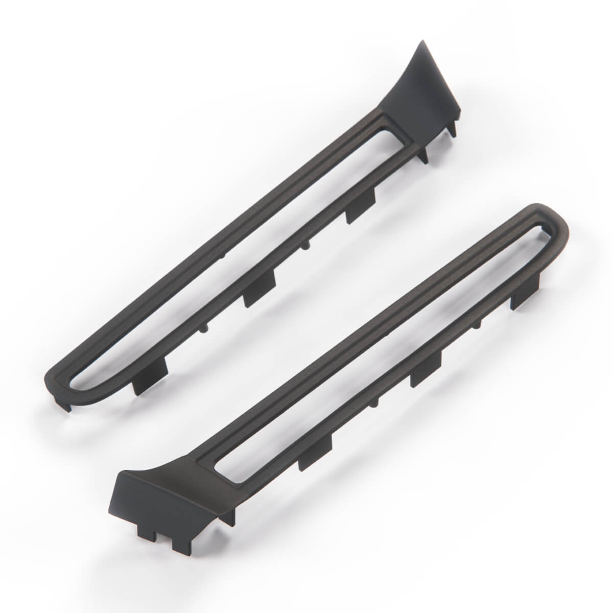 Fiat Seicento 600 Sporting Abarth Schumacher Front Light Lower Grille Set of 2 Black — view 2