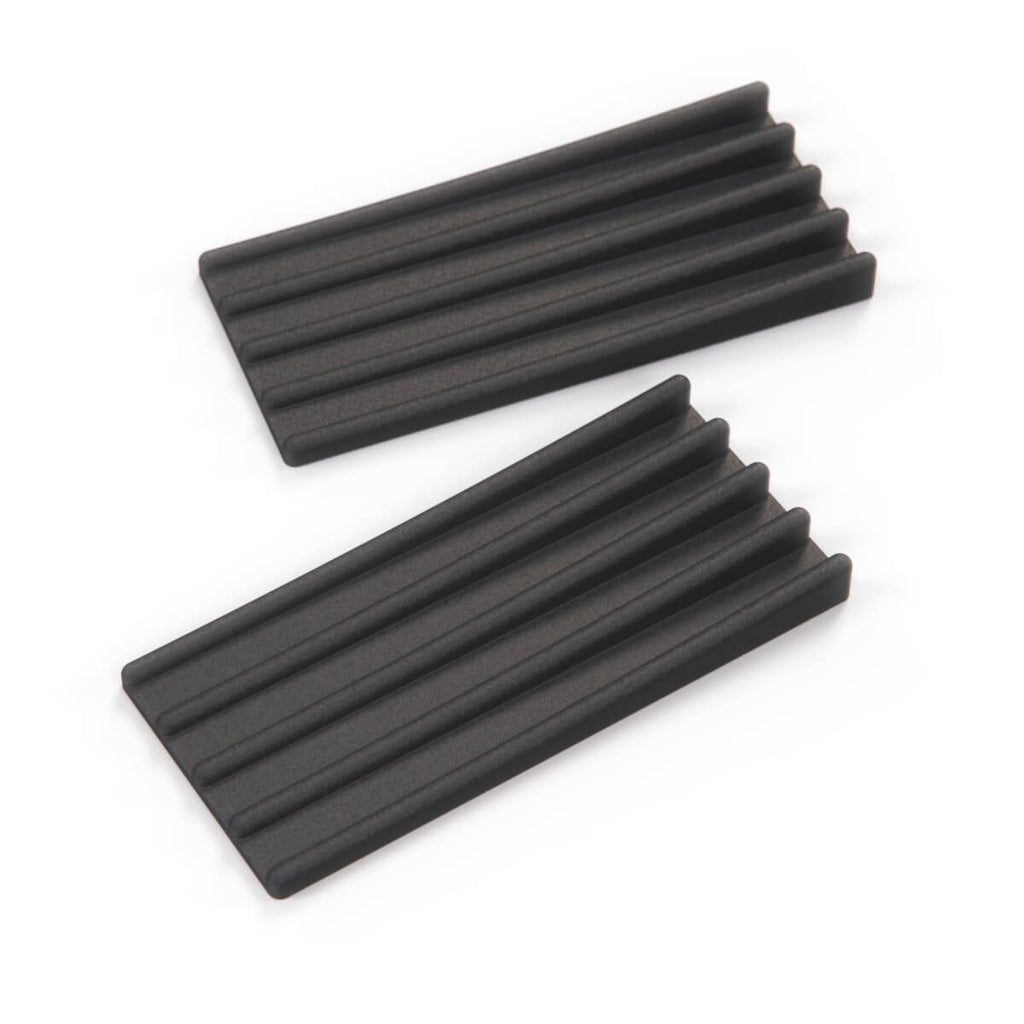 Fiat X1/9 Side Bumper Trim Set Left And Right Black 4247292