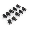 Ford Capri MkIII Fuel Line Clips Set of 10 Black