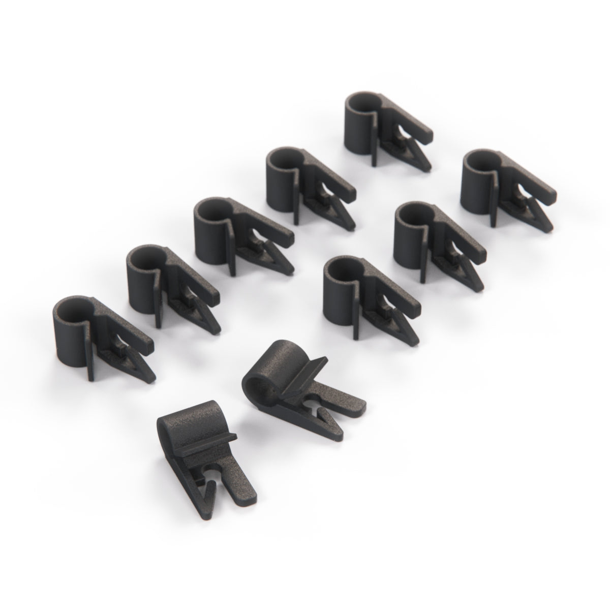 Ford Capri MkIII Fuel Line Clips Set of 10 Black