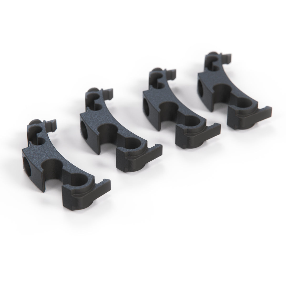 Ford Cosworth Sierra Sapphire Fuel Line Retaining Clip Set of 4 Black (6110209) — view 2