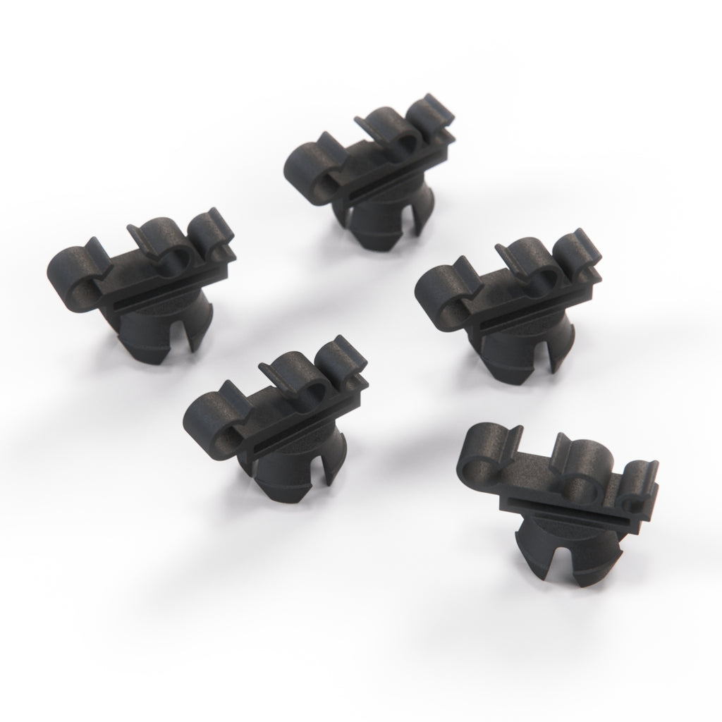 Ford Cosworth Sierra Sapphire Fuel Line Retaining Clip Set of 5 Black (6148573)