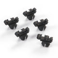 Ford Cosworth Sierra Sapphire Fuel Line Retaining Clip Set of 5 Black (6148573)