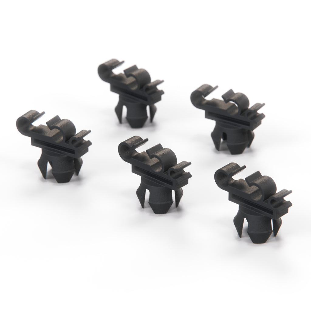 Ford Cosworth Sierra Sapphire Fuel Line Retaining Clip Set of 5 Black (6148573) — view 2