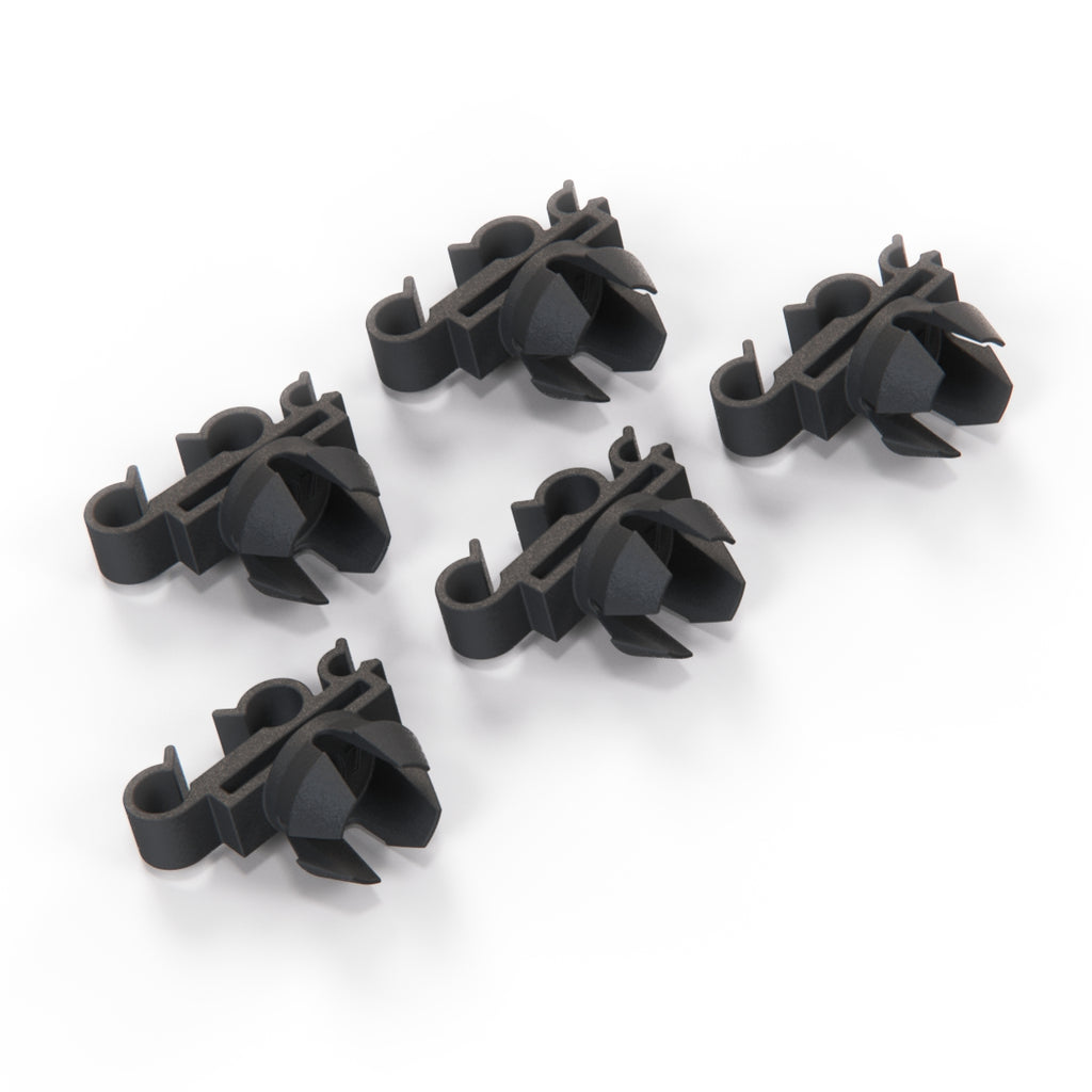 Ford Cosworth Sierra Sapphire Fuel Line Retaining Clip Set of 5 Black (6148573) — view 3