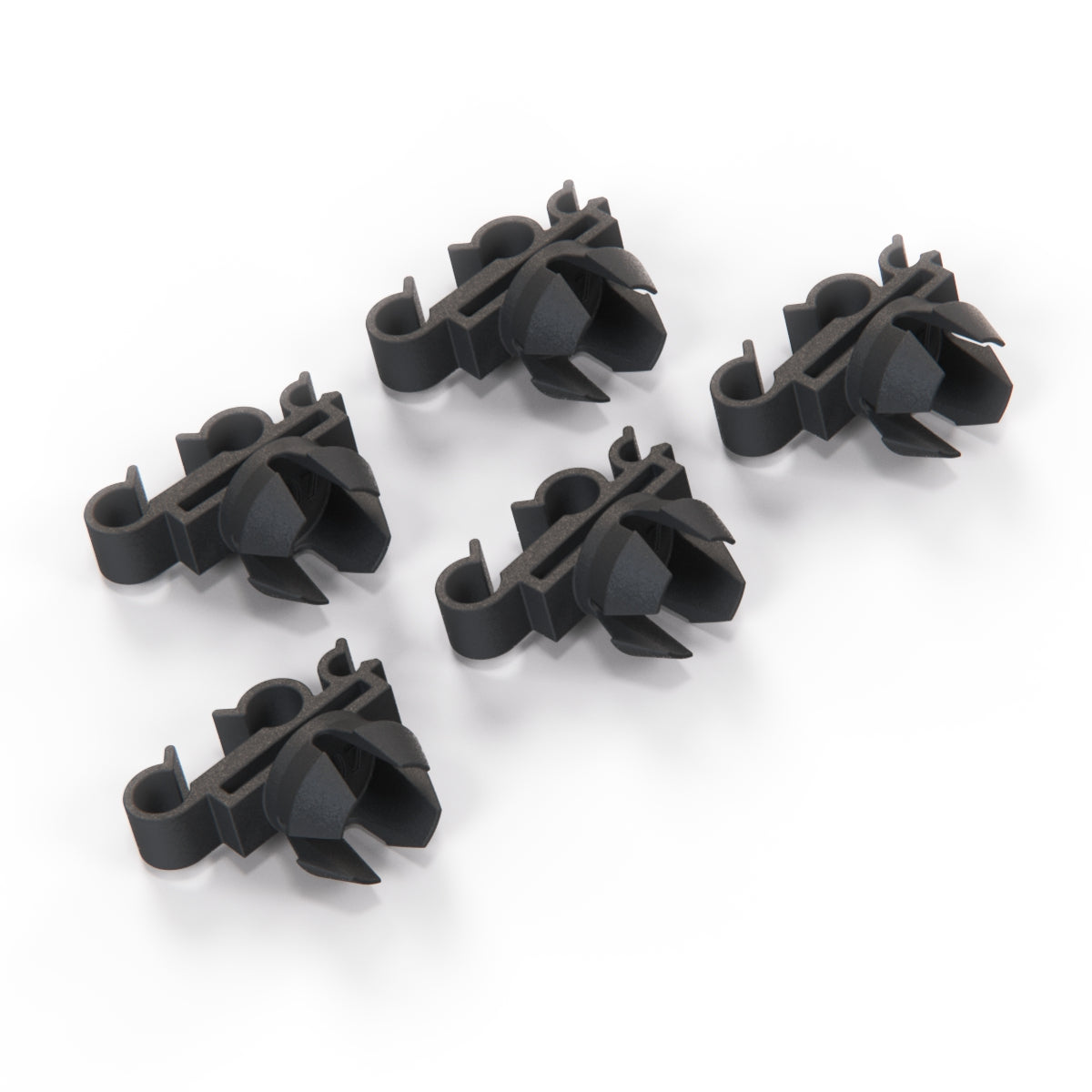 Ford Cosworth Sierra Sapphire Fuel Line Retaining Clip Set of 5 Black (6148573) — view 3