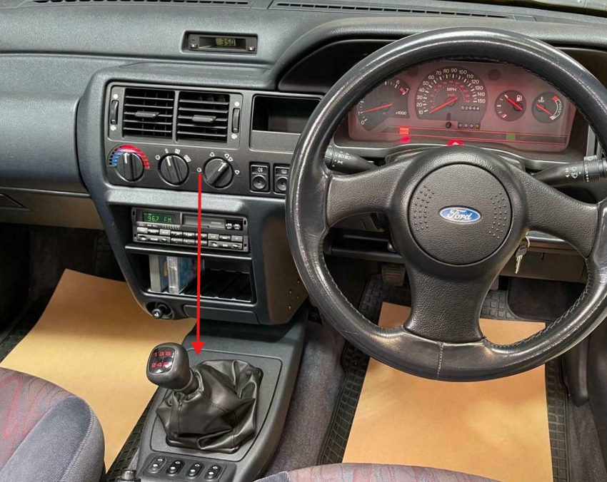 Ford Escort Cabrio Cosworth RS Xr3i Mk5 Mk5b Gearstick Surround Trim Cover Dotaa — view 5