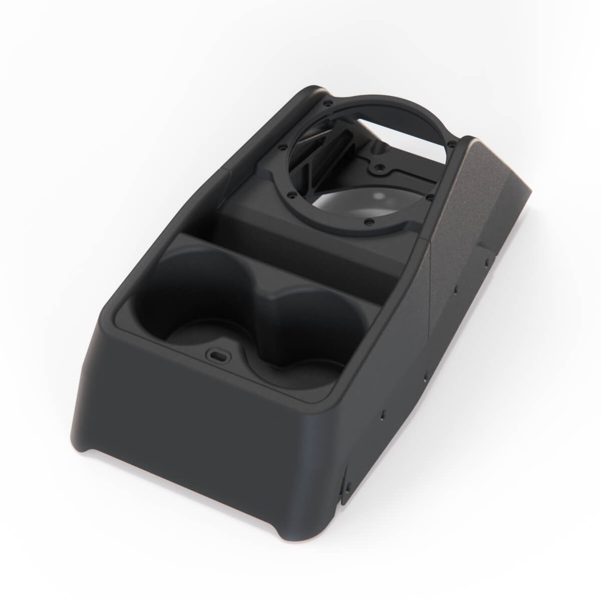 Ford Escort MK1 Custom Modular Centre Console Black — view 2