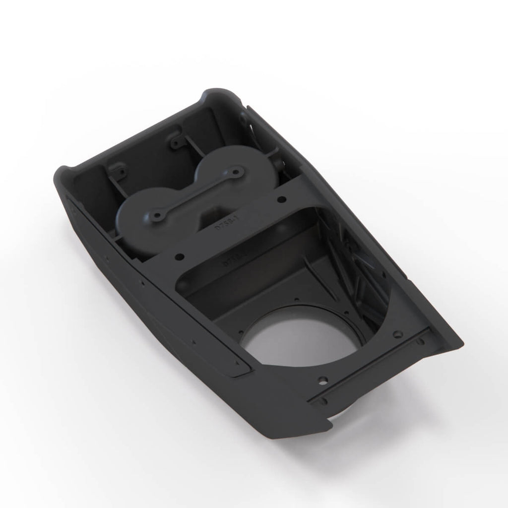 Ford Escort MK1 Custom Modular Centre Console Black — view 3