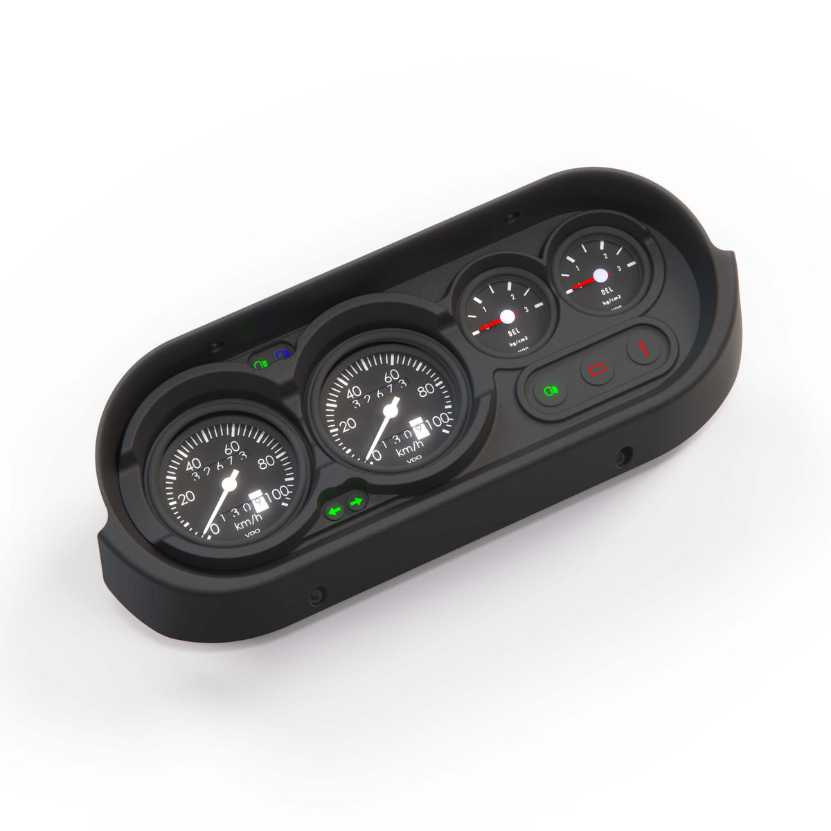 Ford Escort MK1 Instrument Cluster Binnacle Compatible with OTS Gauges RHD Black