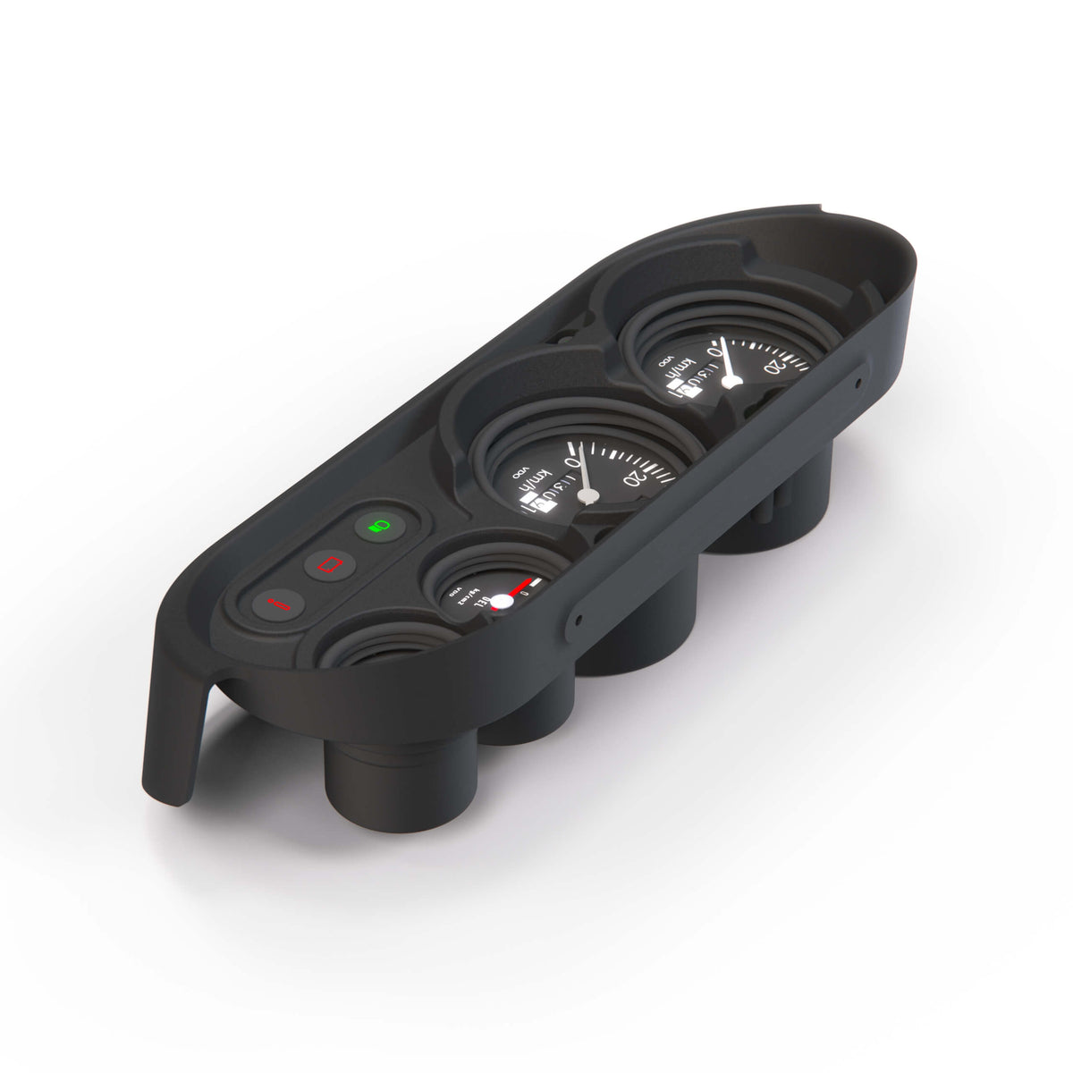Ford Escort MK1 Instrument Cluster Binnacle Compatible with OTS Gauges RHD Black — view 2