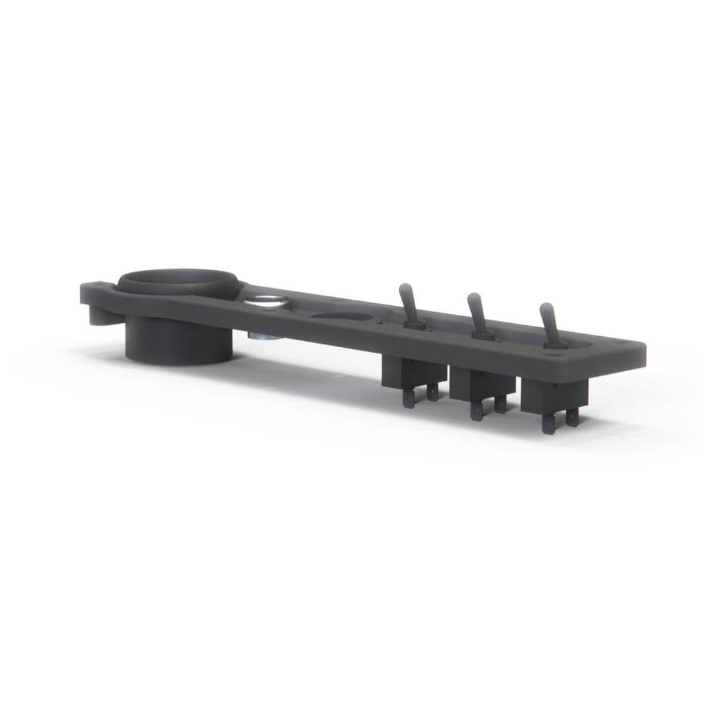 Ford Escort MK1 MK2 Centre Console Switch Panel Custom Fit Black — view 2