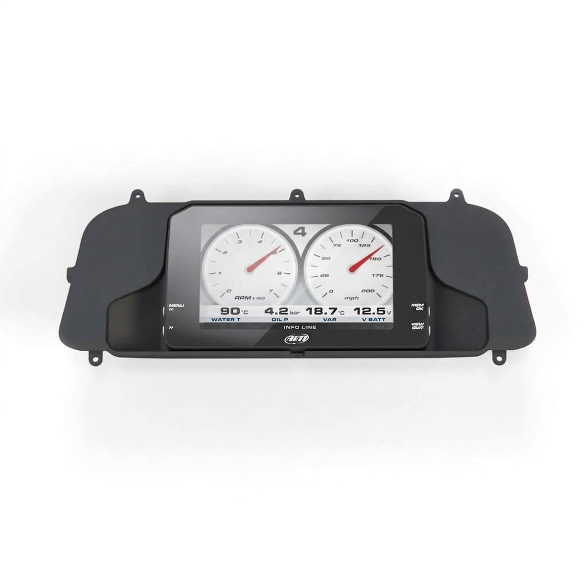 Ford Escort MK2 Binnacle AIM MXP Strada Bracket Black — view 2