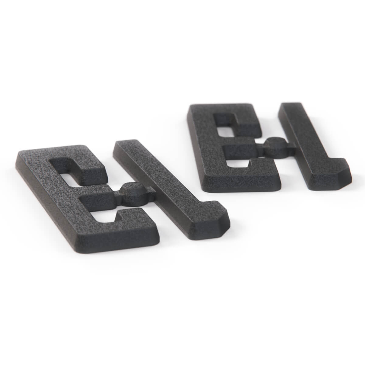 Ford Escort Mk2 Capri 1.3 Wing Badges Set of 2 Primed or Black (6029082) — view 2