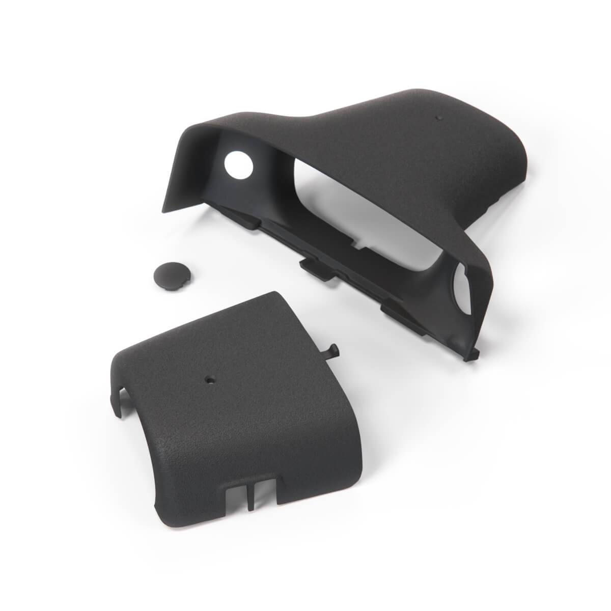 Ford Escort Mk2 Steering Column Cover LHD or RHD Black 75AB-3530-ABD + (75AB-3533-ABW)