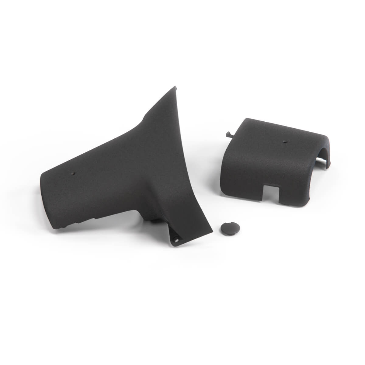 Ford Escort Mk2 Steering Column Cover LHD or RHD Black 75AB-3530-ABD + (75AB-3533-ABW) — view 2