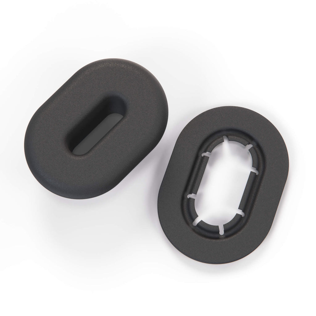 Ford Escort MK3 MK4 RS Turbo Sierra MK1 Rear Seatbelt Bezel And Retainer Set Black 81AB-B611B90-ABFA / 6104149 / 1602895 — view 2